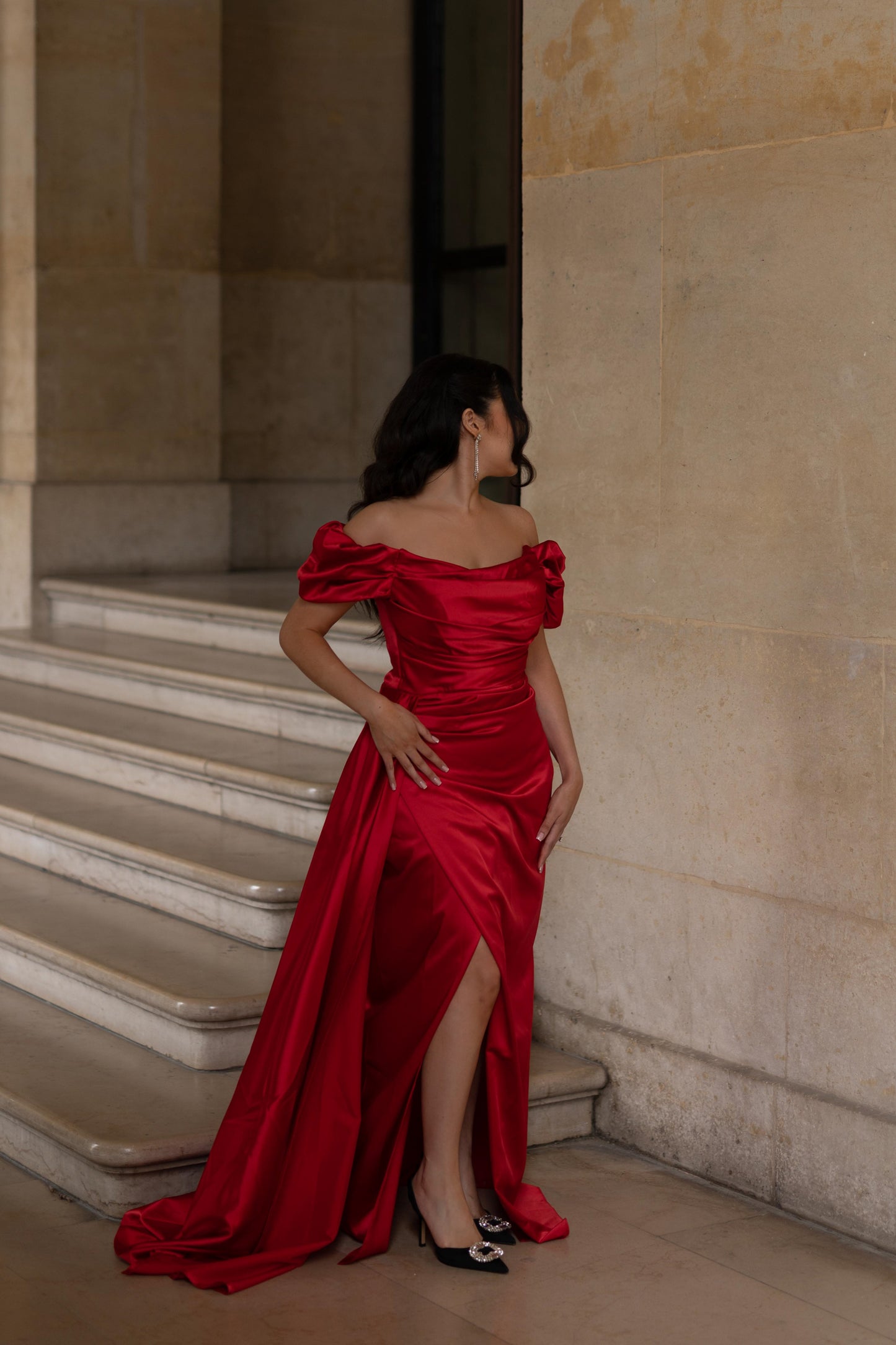 Red dress