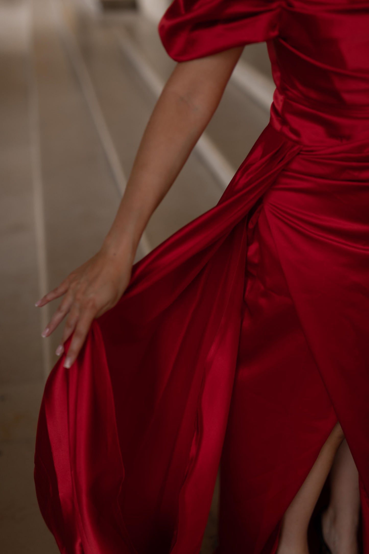 Red dress