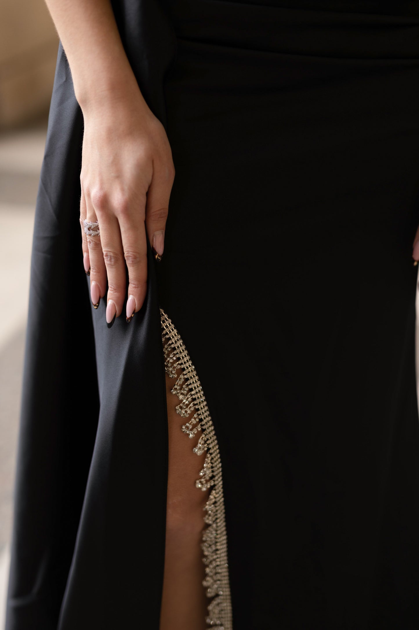 BLACK & SILVER DRESS