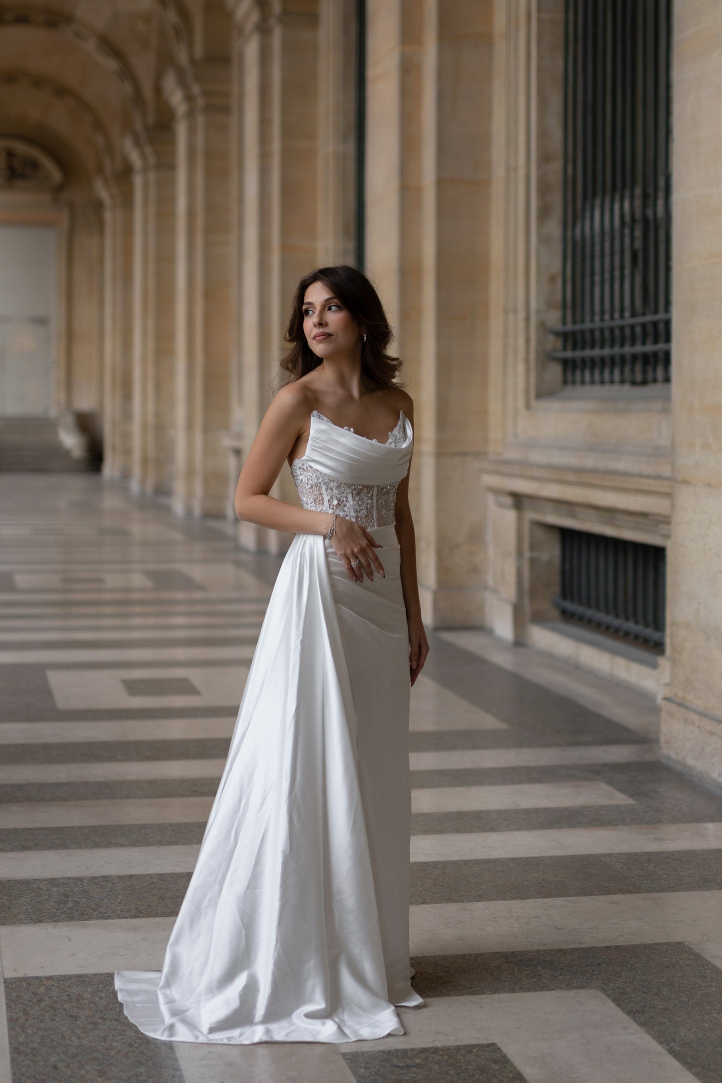 White dress